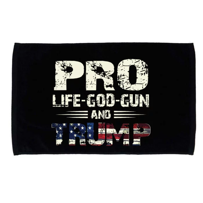 Pro God Pro Gun Pro Life Pro Trump Microfiber Hand Towel