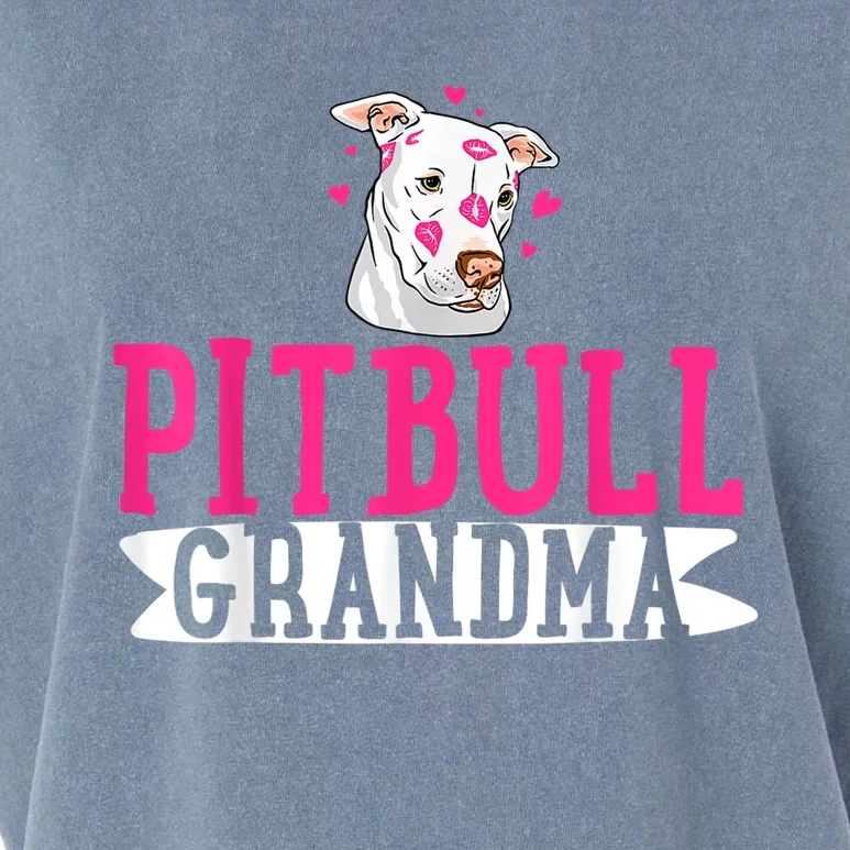 Pitbull Grandma Pit Bull Terrier Dog Lover Owner Pibble Garment-Dyed Women's Muscle Tee