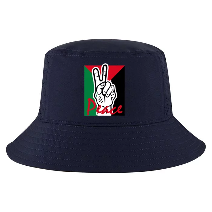 Peace Gaza Palestine Flag Cool Comfort Performance Bucket Hat