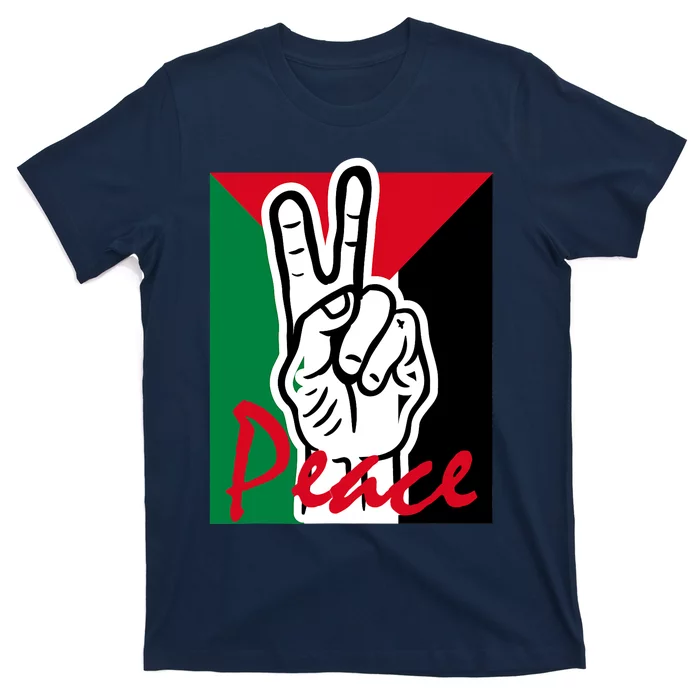 Peace Gaza Palestine Flag T-Shirt