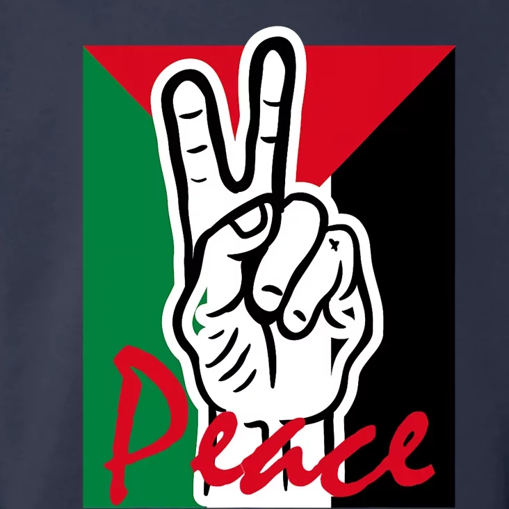 Peace Gaza Palestine Flag Toddler Hoodie