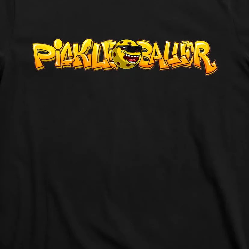 Pickleball Gear Pickleballer Graffiti Logo T-Shirt