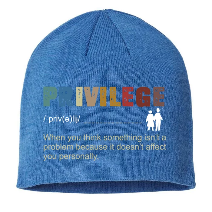 Privileged Gift Privilege Definition Gift 8 1/2in Sustainable Knit Beanie