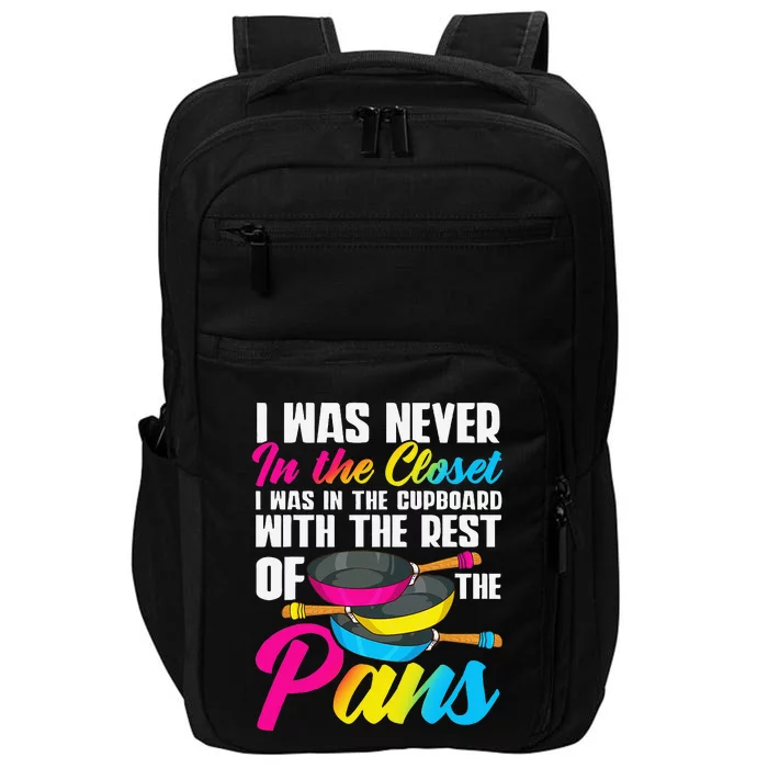 Pansexual Gifts Pansexual Pride Pansexual Pans Impact Tech Backpack