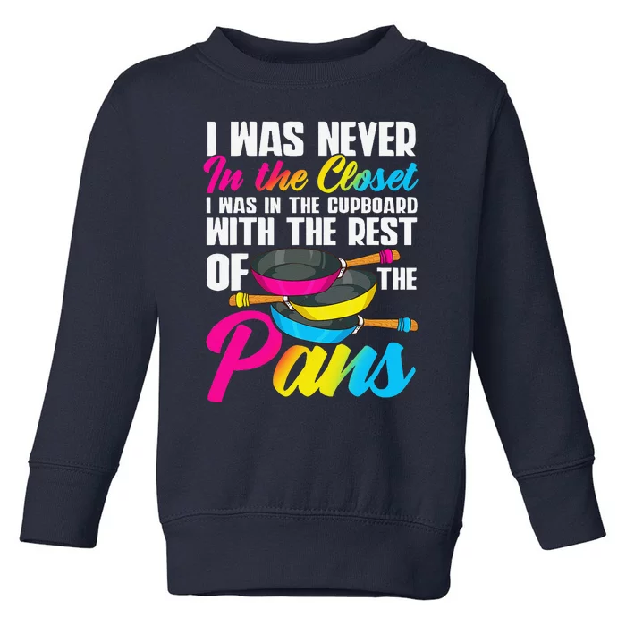 Pansexual Gifts Pansexual Pride Pansexual Pans Toddler Sweatshirt