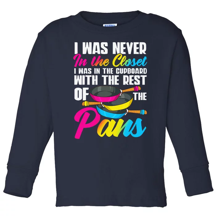 Pansexual Gifts Pansexual Pride Pansexual Pans Toddler Long Sleeve Shirt