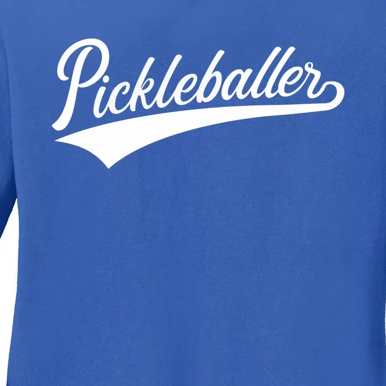 Pickleballer Gift Ladies Long Sleeve Shirt