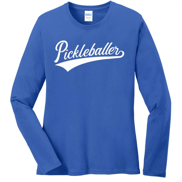 Pickleballer Gift Ladies Long Sleeve Shirt