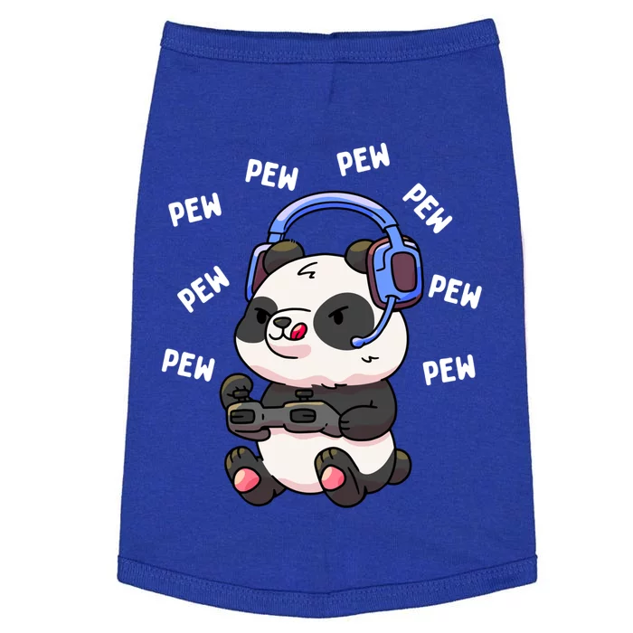 Pew Gamer Panda Pew Pew Gaming Lover Gift Cute Gift Doggie Tank