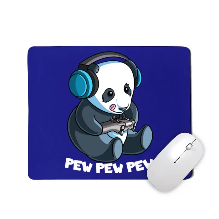 Pew Gamer Panda Pew Pew Gaming Lover Funny Gift Mousepad