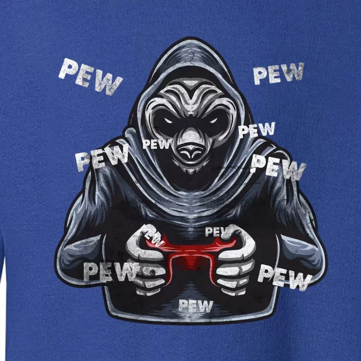 Pew Gamer Panda Pew Pew Gaming Lover Cute Gift Toddler Sweatshirt