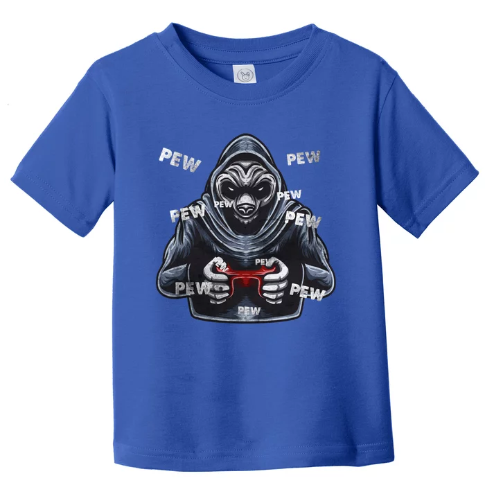 Pew Gamer Panda Pew Pew Gaming Lover Cute Gift Toddler T-Shirt