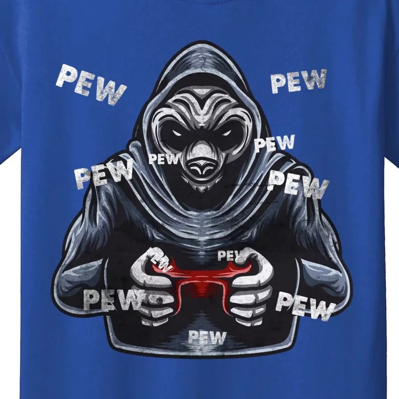 Pew Gamer Panda Pew Pew Gaming Lover Cute Gift Kids T-Shirt