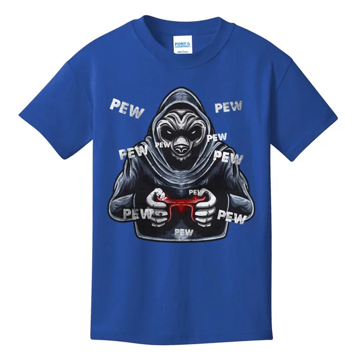 Pew Gamer Panda Pew Pew Gaming Lover Cute Gift Kids T-Shirt