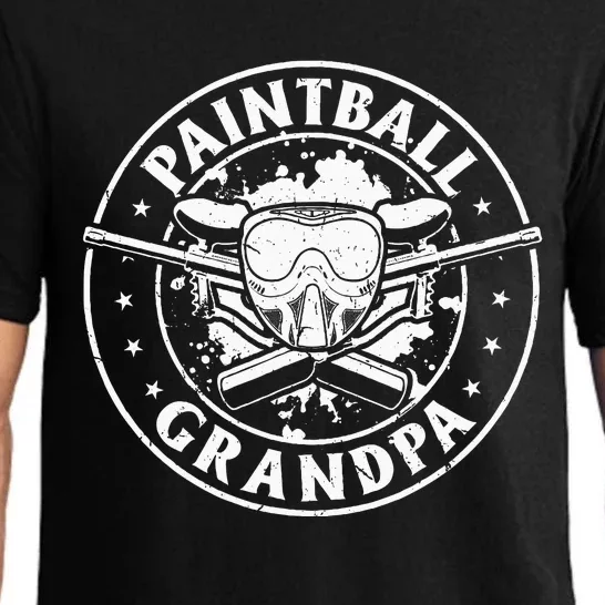 Paintball Grandpa Paintball Player Grandpa Paintballer Pajama Set