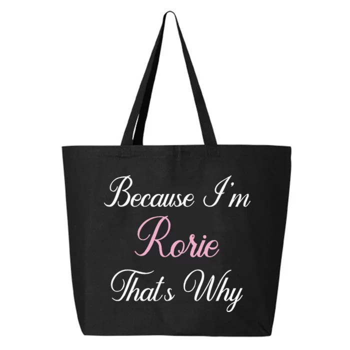 Personalized Gift Rorie Name Personalized Cute Pink 25L Jumbo Tote