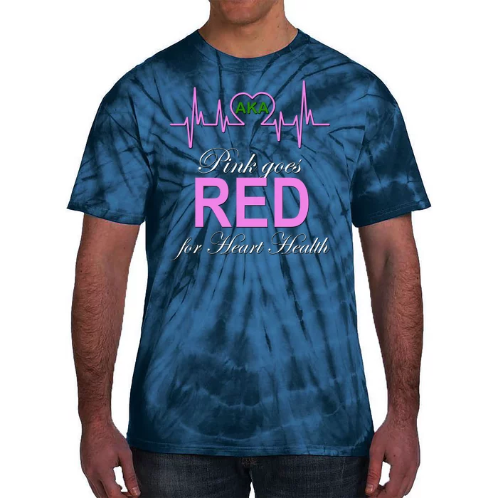 Pink Goes Red For Heart Health Tie-Dye T-Shirt