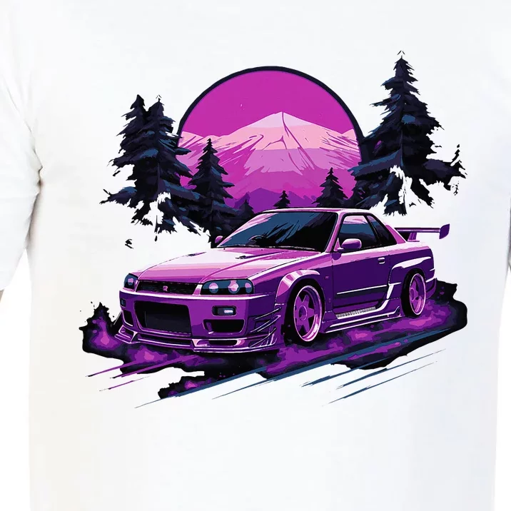 Purple Gt R 34 Skyline Jdm Car Enthusiast Comfort Colors T-Shirt