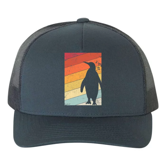 Penguin Gift Retro Style Gift Yupoong Adult 5-Panel Trucker Hat