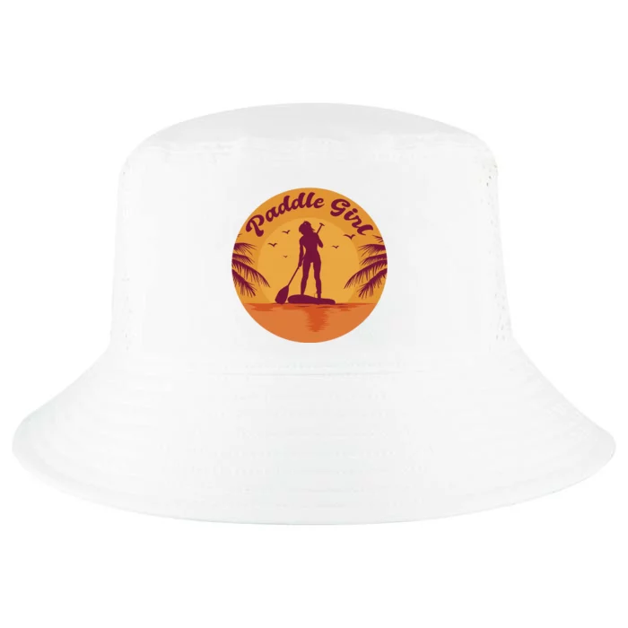 Paddle Girl Sunset Sport Cool Comfort Performance Bucket Hat