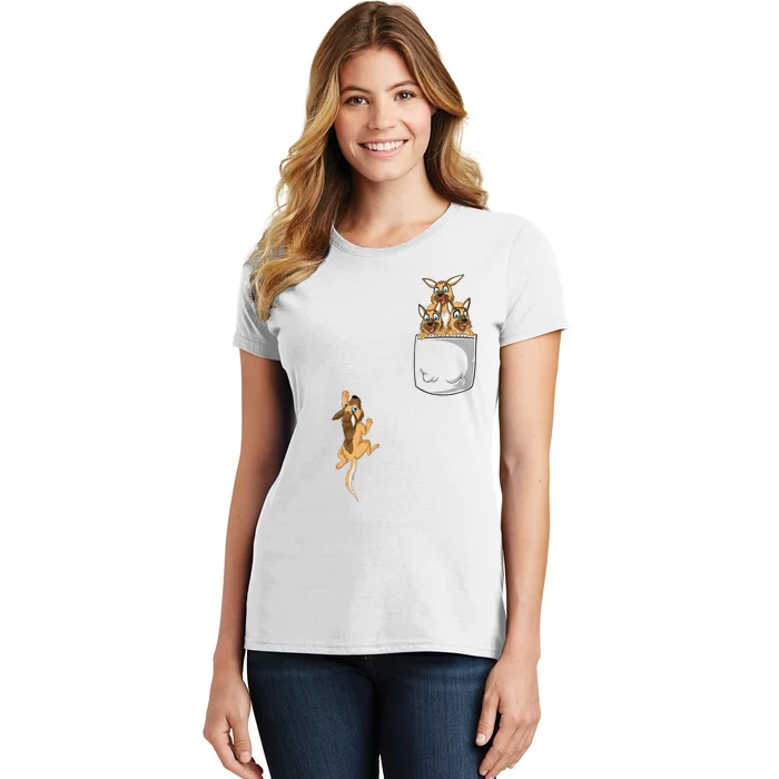 Pocket German Shepherd Women's T-Shirt