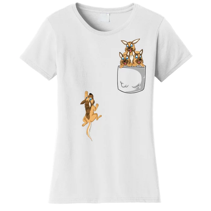 Pocket German Shepherd Women's T-Shirt