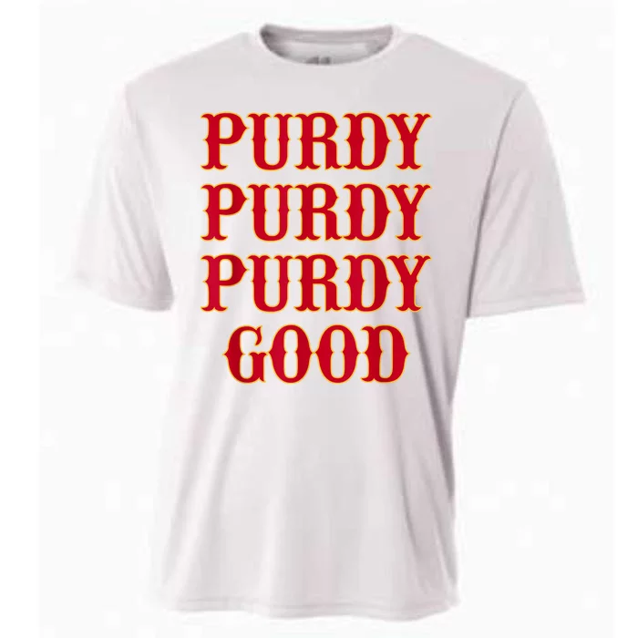 Purdy Good San Francisco Football Playoffs Cooling Performance Crew T-Shirt