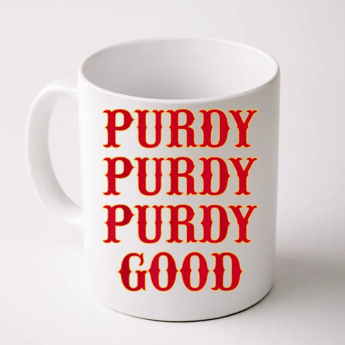 Purdy Good San Francisco Football Playoffs Front & Back Coffee Mug