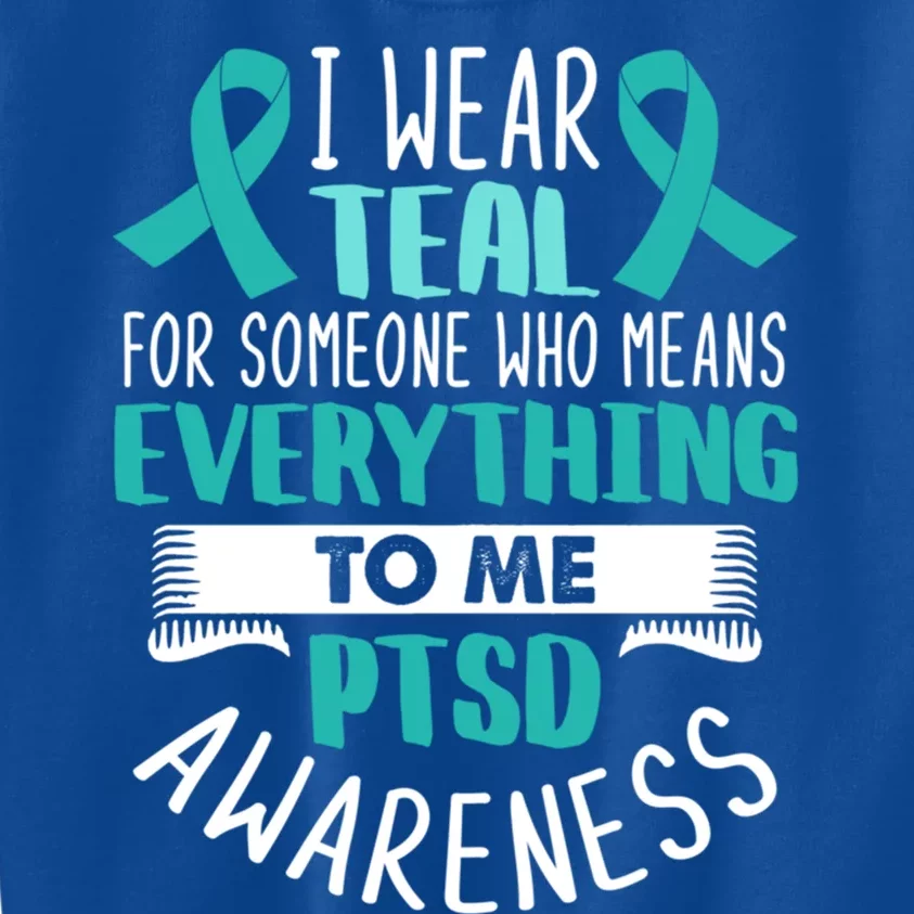 Postcute Gifttraumatic Stress Disorder Warrior Ptsd Awareness Month Gift Kids Sweatshirt