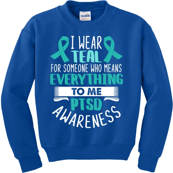 Postcute Gifttraumatic Stress Disorder Warrior Ptsd Awareness Month Gift Kids Sweatshirt