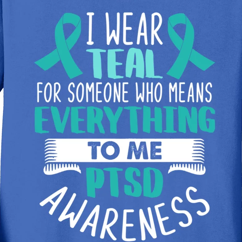 Postcute Gifttraumatic Stress Disorder Warrior Ptsd Awareness Month Gift Kids Long Sleeve Shirt