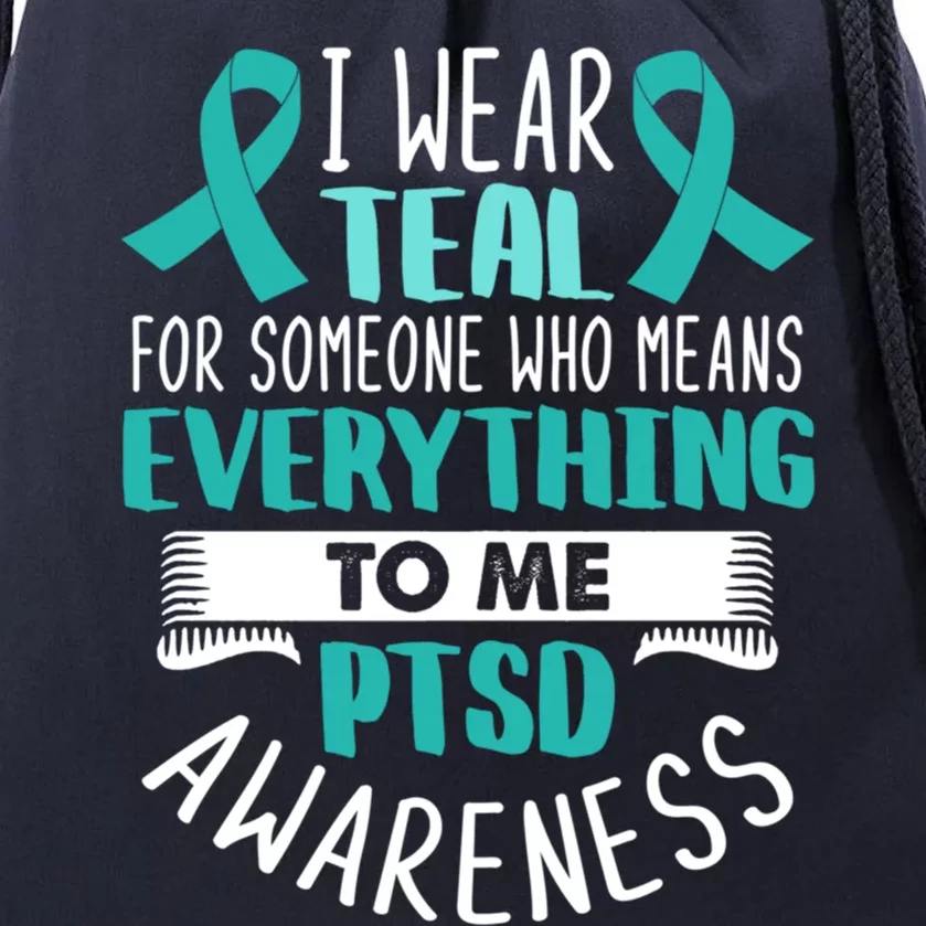 Postcute Gifttraumatic Stress Disorder Warrior Ptsd Awareness Month Gift Drawstring Bag