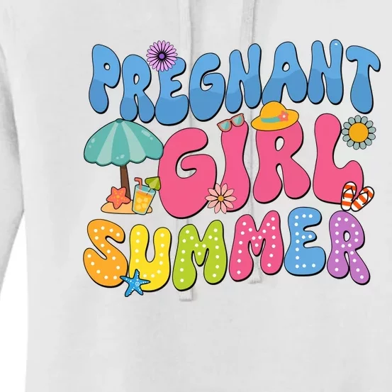 Pregnant Girl Summer Women's Pullover Hoodie