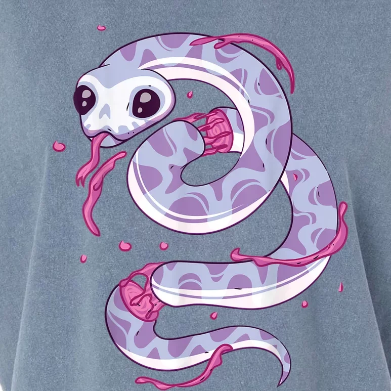 Pastel Goth Snake Creepy Serpent Kawaii Emo Nu Goth Garment-Dyed Women's Muscle Tee