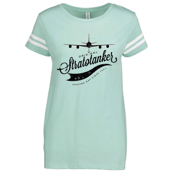 Passing Gas Since 1957 Kc135 Tanker Airplane Enza Ladies Jersey Football T-Shirt