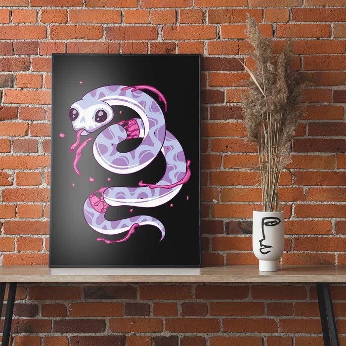 Pastel Goth Snake Creepy Serpent Kawaii Emo Nu Goth Poster