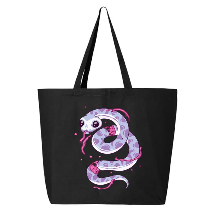 Pastel Goth Snake Creepy Serpent Kawaii Emo Nu Goth 25L Jumbo Tote