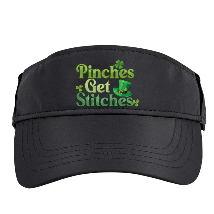 Pinches Get Stitches St Patricks Day Funny Costumes Adult Drive Performance Visor