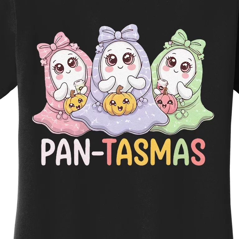 Pantasmas Ghost Spooky Conchas Funny Mexican Pun Women's T-Shirt