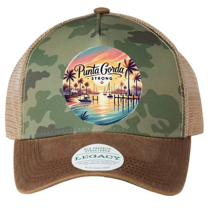 Punta Gorda Strong Milton Relief Legacy Tie Dye Trucker Hat