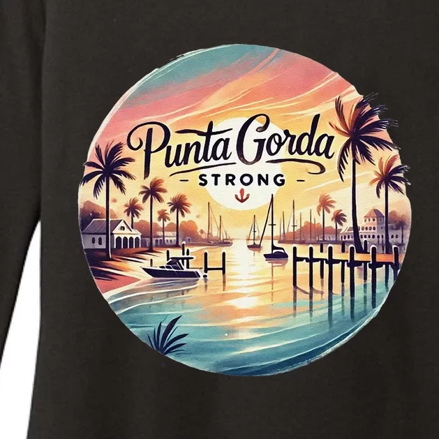 Punta Gorda Strong Milton Relief Womens CVC Long Sleeve Shirt