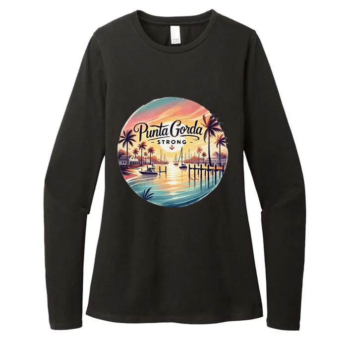 Punta Gorda Strong Milton Relief Womens CVC Long Sleeve Shirt