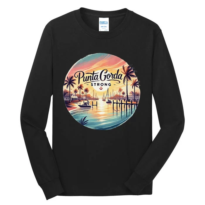 Punta Gorda Strong Milton Relief Tall Long Sleeve T-Shirt