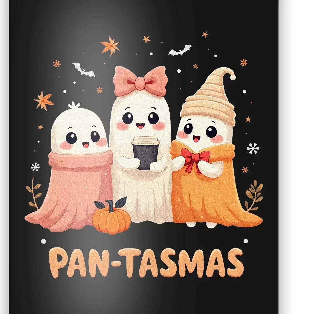 Pantasmas Ghost Spooky Conchas Funny Mexican Pun Poster