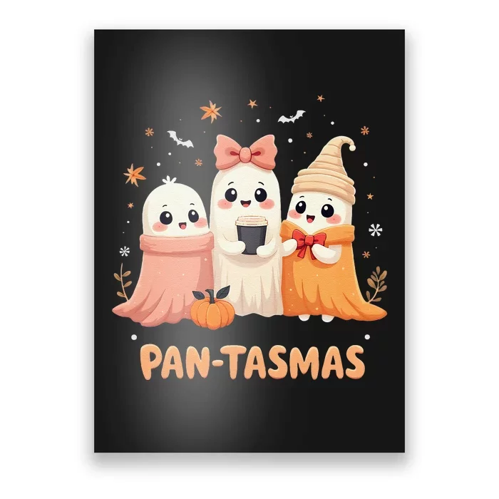 Pantasmas Ghost Spooky Conchas Funny Mexican Pun Poster