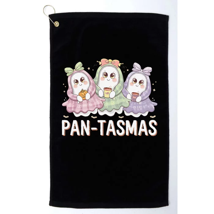 Pantasmas Ghost Spooky Conchas Funny Mexican Pun Platinum Collection Golf Towel