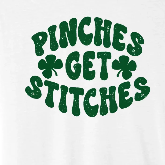 Pinches Get Stitches Funny St Patrick's Day ChromaSoft Performance T-Shirt