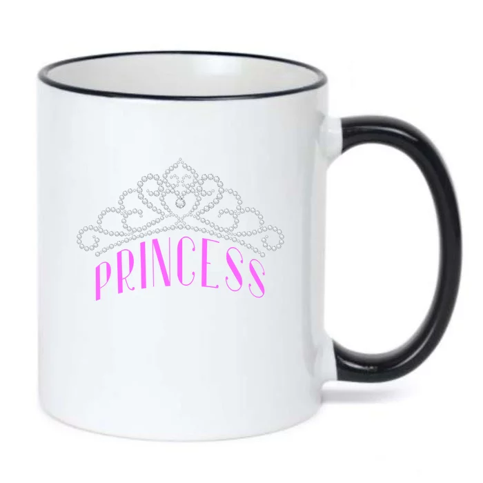 Princess Gift Tiara Crown Jewels Diamond Royalty Monarch Black Color Changing Mug