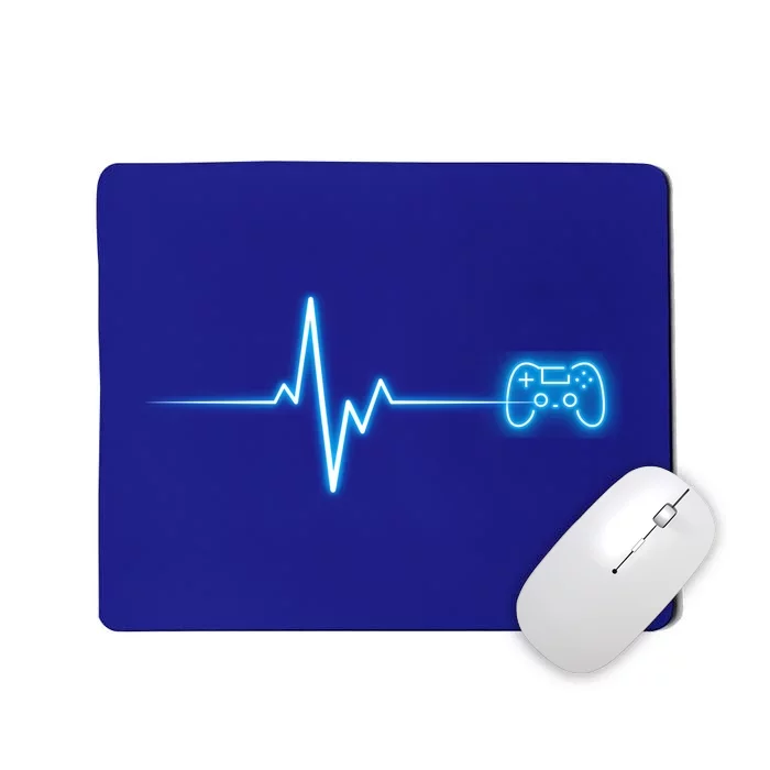 Pop Game Threads Gamer Heartbeat Ps Video Game Controller Cute Gift Mousepad