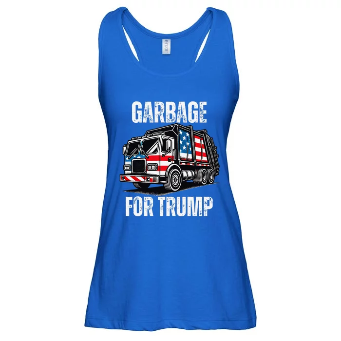 Proud Garbage Trump Supporter Garbage For Trump Supporter Ladies Essential Flowy Tank